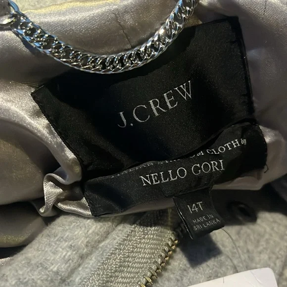 J. Crew Chateau parka in Italian stadium-cloth wool 14 Tall coat jacket - Picture 6 of 7